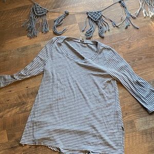 Sonoma WOMENS ribbed 3/4 sleeve shirt